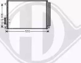 Diederichs 8340500 - Кондензатор, климатизация vvparts.bg