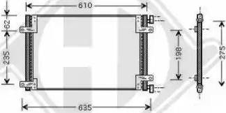 Diederichs 8348500 - Кондензатор, климатизация vvparts.bg