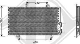 Diederichs 8304001 - Кондензатор, климатизация vvparts.bg