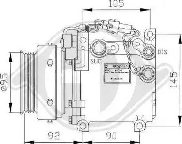 Diederichs 7582400 - Компресор, климатизация vvparts.bg