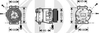 Diederichs 7345300 - Компресор, климатизация vvparts.bg