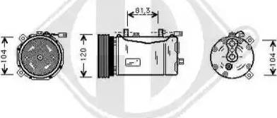 Diederichs 7221200 - Компресор, климатизация vvparts.bg