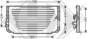 Diederichs DCC1415 - Кондензатор, климатизация vvparts.bg