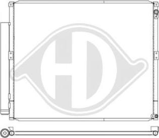 Diederichs DCC1420 - Кондензатор, климатизация vvparts.bg