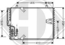 Diederichs DCC1042 - Кондензатор, климатизация vvparts.bg