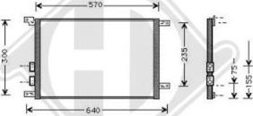 Diederichs DCC1003 - Кондензатор, климатизация vvparts.bg