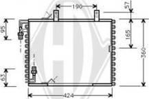 Diederichs DCC1039 - Кондензатор, климатизация vvparts.bg