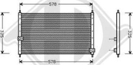 Diederichs DCC1196 - Кондензатор, климатизация vvparts.bg