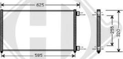 Diederichs DCC1155 - Кондензатор, климатизация vvparts.bg