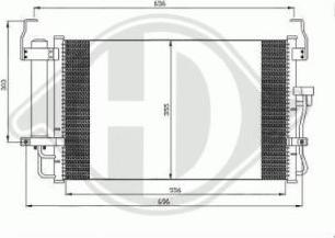 Diederichs DCC1894 - Кондензатор, климатизация vvparts.bg