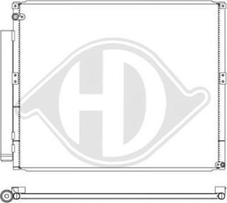 Diederichs DCC1842 - Кондензатор, климатизация vvparts.bg