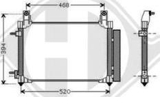 Diederichs DCC1884 - Кондензатор, климатизация vvparts.bg