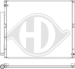 Diederichs DCC1835 - Кондензатор, климатизация vvparts.bg