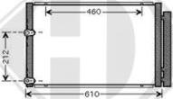 Diederichs DCC1825 - Кондензатор, климатизация vvparts.bg