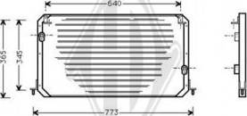 Diederichs DCC1396 - Кондензатор, климатизация vvparts.bg