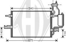 Diederichs DCC1300 - Кондензатор, климатизация vvparts.bg