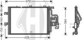 Diederichs DCC1296 - Кондензатор, климатизация vvparts.bg