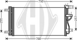 Diederichs DCC1741 - Кондензатор, климатизация vvparts.bg