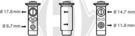 Diederichs DCE1010 - Разширителен клапан, климатизация vvparts.bg