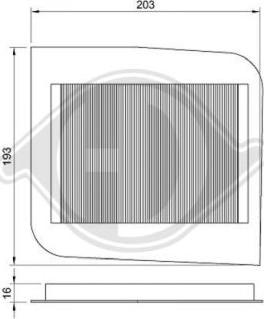 Diederichs DCI0039 - Филтър купе (поленов филтър) vvparts.bg