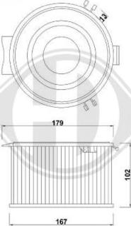 Diederichs DCI0036 - Филтър купе (поленов филтър) vvparts.bg