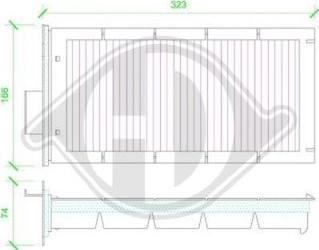 Diederichs DCI0114 - Филтър купе (поленов филтър) vvparts.bg