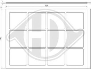 Diederichs DCI0831 - Филтър купе (поленов филтър) vvparts.bg