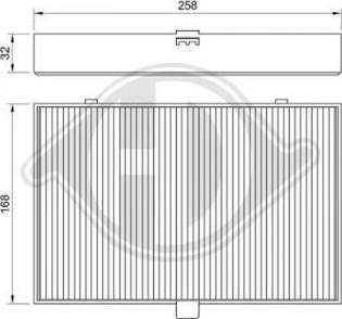 Diederichs DCI1030 - Филтър купе (поленов филтър) vvparts.bg