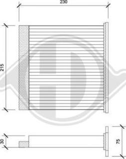 Diederichs DCI1202 - Филтър купе (поленов филтър) vvparts.bg