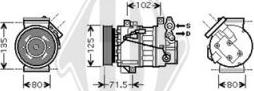 Diederichs DCK1494 - Компресор, климатизация vvparts.bg