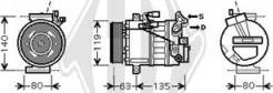 Diederichs DCK1493 - Компресор, климатизация vvparts.bg