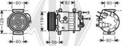 Diederichs DCK1450 - Компресор, климатизация vvparts.bg