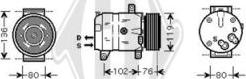 Diederichs DCK1462 - Компресор, климатизация vvparts.bg