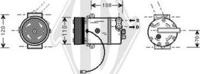 Diederichs DCK1400 - Компресор, климатизация vvparts.bg