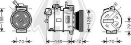 Diederichs DCK1401 - Компресор, климатизация vvparts.bg