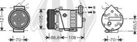 Diederichs DCK1403 - Компресор, климатизация vvparts.bg