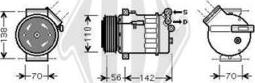 Diederichs DCK1414 - Компресор, климатизация vvparts.bg