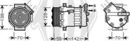 Diederichs DCK1413 - Компресор, климатизация vvparts.bg