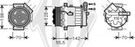 Diederichs DCK1412 - Компресор, климатизация vvparts.bg