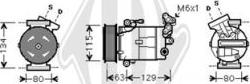 Diederichs DCK1489 - Компресор, климатизация vvparts.bg