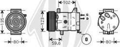 Diederichs DCK1483 - Компресор, климатизация vvparts.bg