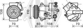 Diederichs DCK1439 - Компресор, климатизация vvparts.bg