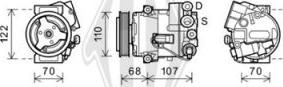 Diederichs DCK1434 - Компресор, климатизация vvparts.bg