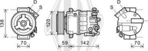 Diederichs DCK1432 - Компресор, климатизация vvparts.bg