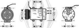 Diederichs DCK1479 - Компресор, климатизация vvparts.bg