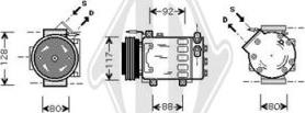 Diederichs DCK1478 - Компресор, климатизация vvparts.bg