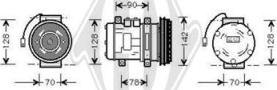 Diederichs DCK1599 - Компресор, климатизация vvparts.bg