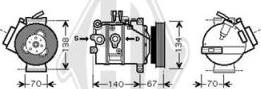 Diederichs DCK1594 - Компресор, климатизация vvparts.bg