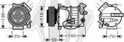 Diederichs DCK1596 - Компресор, климатизация vvparts.bg