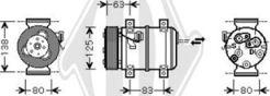 Diederichs DCK1591 - Компресор, климатизация vvparts.bg